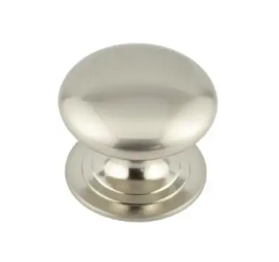 Click Here To Enlarge This Photo Of JV47DSN Frelan Hardware Jedo Traditional Cupboard Knob 42mm Satin Nickel