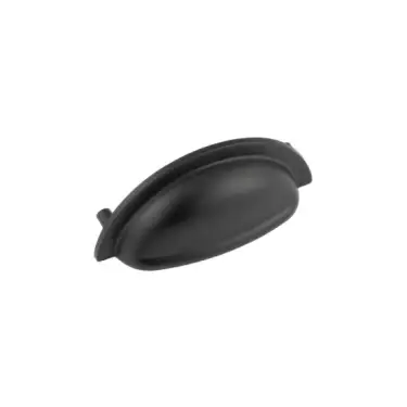 Click Here To Enlarge This Photo Of JMB427 Frelan Hardware Nero Matt Black Drawer Pull 92mm &lpar;76mm centres&rpar;
