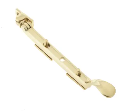 Click Here To Enlarge This Photo Of JV44APB Frelan Hardware Jedo Victorian Casement Stay 200mm Polished Brass