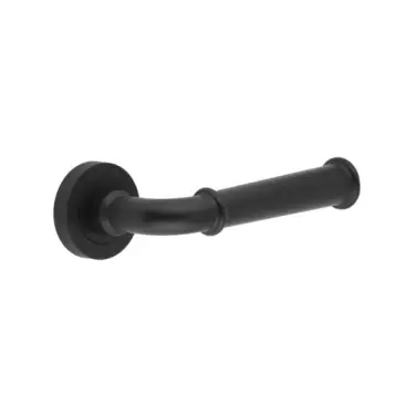 Click Here To Enlarge This Photo Of JV847MB Frelan Hardware Jedo 'Classic' Lever Handles on Round Rose - Matt Black