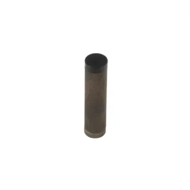 Click Here To Enlarge This Photo Of BUR968AB Frelan Hardware Burlington Knurled Wall Mounted Door Stop &lpar;No Rose&rpar; No Rose Antique Brass