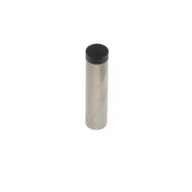 Click Here To Enlarge This Photo Of BUR968SN Frelan Hardware Burlington Knurled Wall Mounted Door Stop &lpar;No Rose&rpar; No Rose Satin Nickel