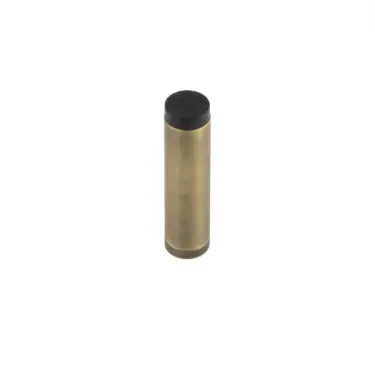 Click Here To Enlarge This Photo Of BUR970AB Frelan Hardware Burlington Plain Wall Mounted Door Stop &lpar;No Rose&rpar; No Rose Antique Brass