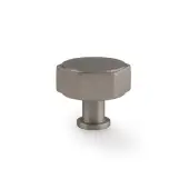 AW828-40-DBZ - Alexander & Wilks Vesper Hex 40mm Cabinet Knob - Dark Bronze