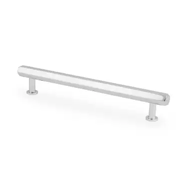 Click Here To Enlarge This Photo Of AW830-128-PC - Alexander & Wilks Vesper Hex T-Bar Cabinet Pull - Polished Chrome - 128mm c&sol;c