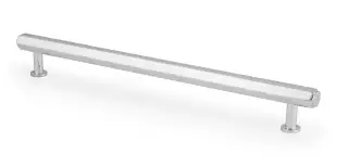AW830-224-PC - Alexander & Wilks Vesper Hex T-Bar Cabinet Pull - Polished Chrome - 224mm c&sol;c