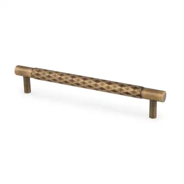 Click Here To Enlarge This Photo Of AW846-160-AB - Alexander & Wilks Diamond Cut T-Bar Cabinet Pull - Antique Brass - 160mm c&sol;c