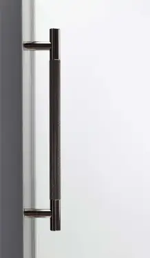 Click Here To Enlarge This Photo Of JV1800BN Frelan Hardware Jedo 'Bari' 300mm x 19mm Knurled Pull Handle - Black Nickel &lpar;Bolt Through Fixing&rpar;