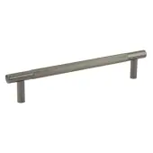 JV1800BN Frelan Hardware Jedo 'Bari' 300mm x 19mm Knurled Pull Handle - Black Nickel &lpar;Bolt Through Fixing&rpar;