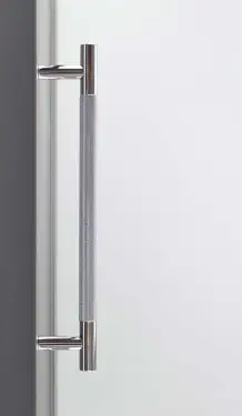 Click Here To Enlarge This Photo Of JV1800PC Frelan Hardware Jedo 'Bari' 300mm x 19mm Knurled Pull Handle - Polished Chrome &lpar;Bolt Through Fixing&rpar;