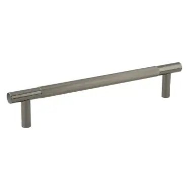 Click Here To Enlarge This Photo Of JV1800BNFF Frelan Hardware Jedo 'Bari' 300mm x 19mm Knurled Pull Handle - Black Nickel &lpar;Secret Fixing&rpar;