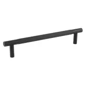 JV1800MBFF Frelan Hardware Jedo 'Bari' 300mm x 19mm Knurled Pull Handle - Matt Black &lpar;Secret Fixing&rpar;
