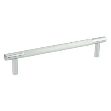Click Here To Enlarge This Photo Of JV1800PCB2B Frelan Hardware Jedo 'Bari' 300mm x 19mm Knurled Pull Handles - Polished Chrome &lpar;Back to Back Pair&rpar;