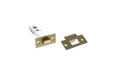 Click Here To Enlarge This Photo Of Atlantic - AL3SB Heavy Duty Bolt Through Tubular Mortice Latch 3" - Satin Brass