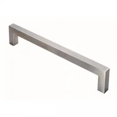 Click Here To Enlarge This Photo Of Atlantic - APH30019SQSSS Mitred Pull Handle &lbrack;Bolt Through&rsqb; 300mm x 19mm - Satin Stainless Steel