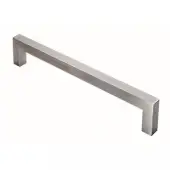 Atlantic - APH30019SQSSS Mitred Pull Handle &lbrack;Bolt Through&rsqb; 300mm x 19mm - Satin Stainless Steel