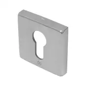 BLU Performance Square Euro Profile Escutcheon&comma; 53 x 53 x 10mm&comma; 316 Satin Stainless Steel &lpar;KM056B-SSS&rpar;