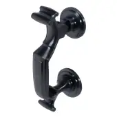 BLU Performance Doctors Door Knocker&comma; 316 Stainless Steel in a Matt Black Lacquered Finish &lpar;DKB195-MBL&rpar;