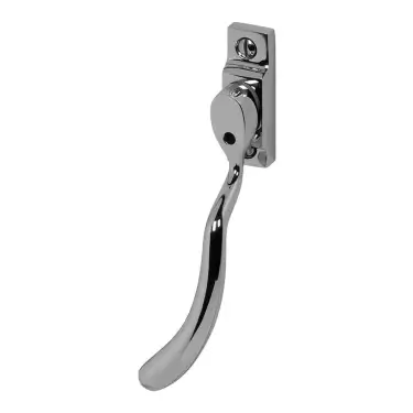 Click Here To Enlarge This Photo Of Pera PER50B Bulb End Window Espagnolette Handle &lpar;Left Hand&rpar; Polished Chrome &lpar;PER50B-LH-PC&rpar;