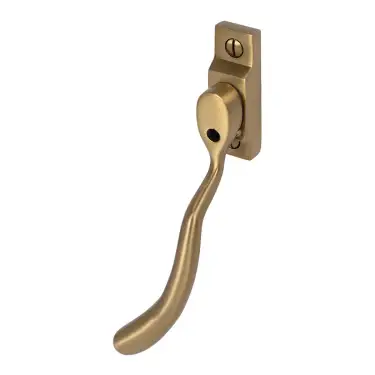 Click Here To Enlarge This Photo Of Pera PER50B Bulb End Window Espagnolette Handle &lpar;Left Hand&rpar; Satin Brass &lpar;PER50B-LH-SB&rpar;