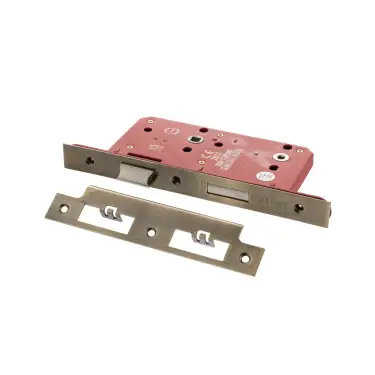 Click Here To Enlarge This Photo Of Atlantic - ALKDINB60AB DIN Mortice Bathroom lock 60mm Backset &lpar;78mm c&sol;c&rpar; - Antique Brass