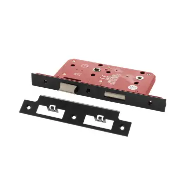Click Here To Enlarge This Photo Of Atlantic - ALKDINB60MB DIN Mortice Bathroom lock 60mm Backset &lpar;78mm c&sol;c&rpar; - Matt Black