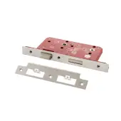 Atlantic - ALKDINB60SC DIN Mortice Bathroom lock 60mm Backset &lpar;78mm c&sol;c&rpar; - Satin Chrome