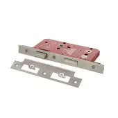 Atlantic - ALKDINB60SSS DIN Mortice Bathroom lock 60mm Backset &lpar;78mm c&sol;c&rpar; - Satin Stainless Steel
