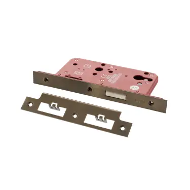 Click Here To Enlarge This Photo Of Atlantic - ALKDINED60AB DIN Mortice Euro Profile Deadlock 60mm Backset - Antique Brass