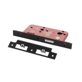 Atlantic - ALKDINED60MB DIN Mortice Euro Profile Deadlock 60mm Backset - Matt Black