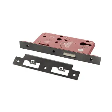 Click Here To Enlarge This Photo Of Atlantic - ALKDINED60MBN DIN Mortice Euro Profile Deadlock 60mm Backset - Matt Gun Metal