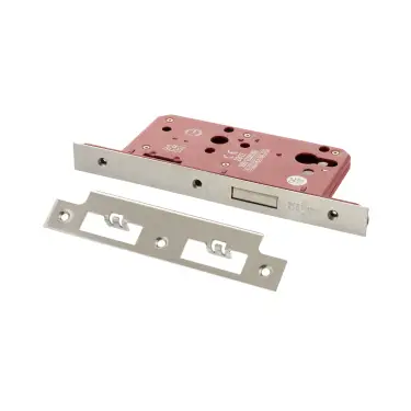 Click Here To Enlarge This Photo Of Atlantic - ALKDINED60PC DIN Mortice Euro Profile Deadlock 60mm Backset - Polished Chrome