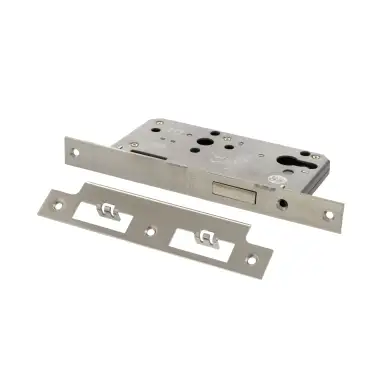 Click Here To Enlarge This Photo Of Atlantic - ALKDINED60PSS DIN Mortice Euro Profile Deadlock 60mm Backset - Polished Stainless Steel