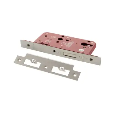 Click Here To Enlarge This Photo Of Atlantic - ALKDINED60SC DIN Mortice Euro Profile Deadlock 60mm Backset - Satin Chrome