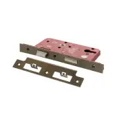Atlantic - ALKDINES60MAB DIN Mortice Euro Profile Sashlock 60mm Backset &lpar;72mm c&sol;c&rpar; - Matt Antique Brass