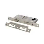Atlantic - ALKDINES60PSS DIN Mortice Euro Profile Sashlock 60mm Backset &lpar;72mm c&sol;c&rpar; - Polished Stainless Steel