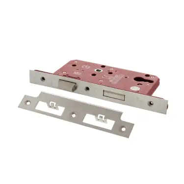Click Here To Enlarge This Photo Of Atlantic - ALKDINES60SC DIN Mortice Euro Profile Sashlock 60mm Backset &lpar;72mm c&sol;c&rpar; - Satin Chrome