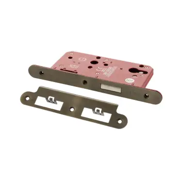 Click Here To Enlarge This Photo Of Atlantic - ALKDINRED60MAB DIN &lpar;Radius&rpar; Euro Profile Deadlock 60mm Backset - Matt Antique Brass