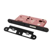 Atlantic - ALKDINRED60MB DIN &lpar;Radius&rpar; Euro Profile Deadlock 60mm Backset - Matt Black