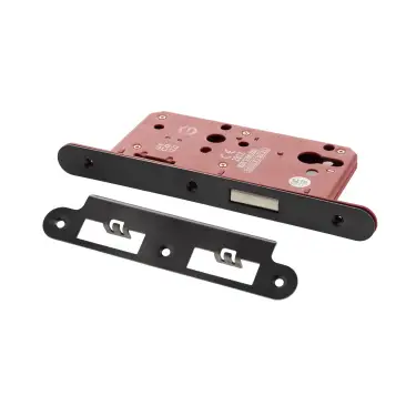 Click Here To Enlarge This Photo Of Atlantic - ALKDINRED60MBN DIN &lpar;Radius&rpar; Euro Profile Deadlock 60mm Backset - Matt Gun Metal
