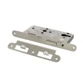 Atlantic - ALKDINRED60PSS DIN &lpar;Radius&rpar; Euro Profile Deadlock 60mm Backset - Polished Stainless Steel