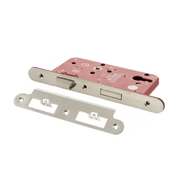 Click Here To Enlarge This Photo Of Atlantic - ALKDINRES60PC DIN &lpar;Radius&rpar; Euro Profile Sashlock 60mm Backset &lpar;72mm c&sol;c&rpar; - Polished Chrome
