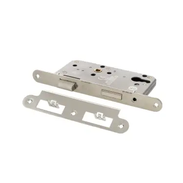 Click Here To Enlarge This Photo Of Atlantic - ALKDINRES60PSS DIN &lpar;Radius&rpar; Euro Profile Sashlock 60mm Backset &lpar;72mm c&sol;c&rpar; - Polished Stainless Steel