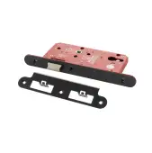 Atlantic - ALKDINRL60MB DIN &lpar;Radius&rpar; Latch 60mm Backset - Matt Black