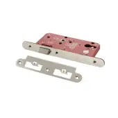 Atlantic - ALKDINRL60PC DIN &lpar;Radius&rpar; Latch 60mm Backset - Polished Chrome