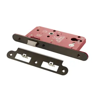 Click Here To Enlarge This Photo Of Atlantic - ALKDINRL60UDB DIN &lpar;Radius&rpar; Latch 60mm Backset - Urban Dark Bronze
