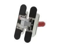 AGBH32SHDMB - AGB Eclipse 3&period;2 Heavy Duty Self-Close Concealed Hinge for 60kg door - Matt Black