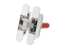 AGBH32SHDPN - AGB Eclipse 3&period;2 Heavy Duty Self-Close Concealed Hinge for 60kg door - Polished Nickel