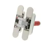 AGBH32SHDSN - AGB Eclipse 3&period;2 Heavy Duty Self-Close Concealed Hinge for 60kg door - Satin Nickel