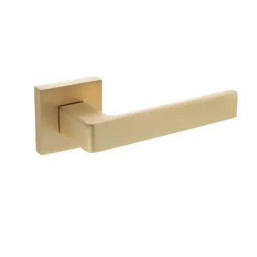 Click Here To Enlarge This Photo Of Atlantic - S40SSB STATUS 'Montana' Designer Lever on S4 Square Rose - Satin Brass